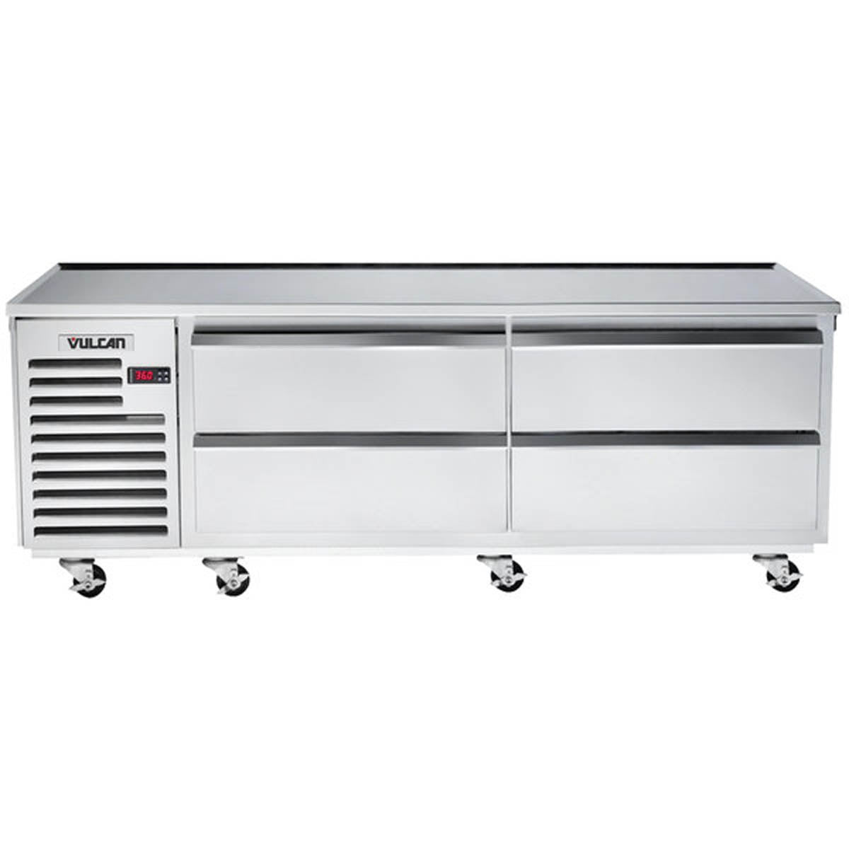 Vulcan ARS84 84-Inch Refrigerated Chef Base