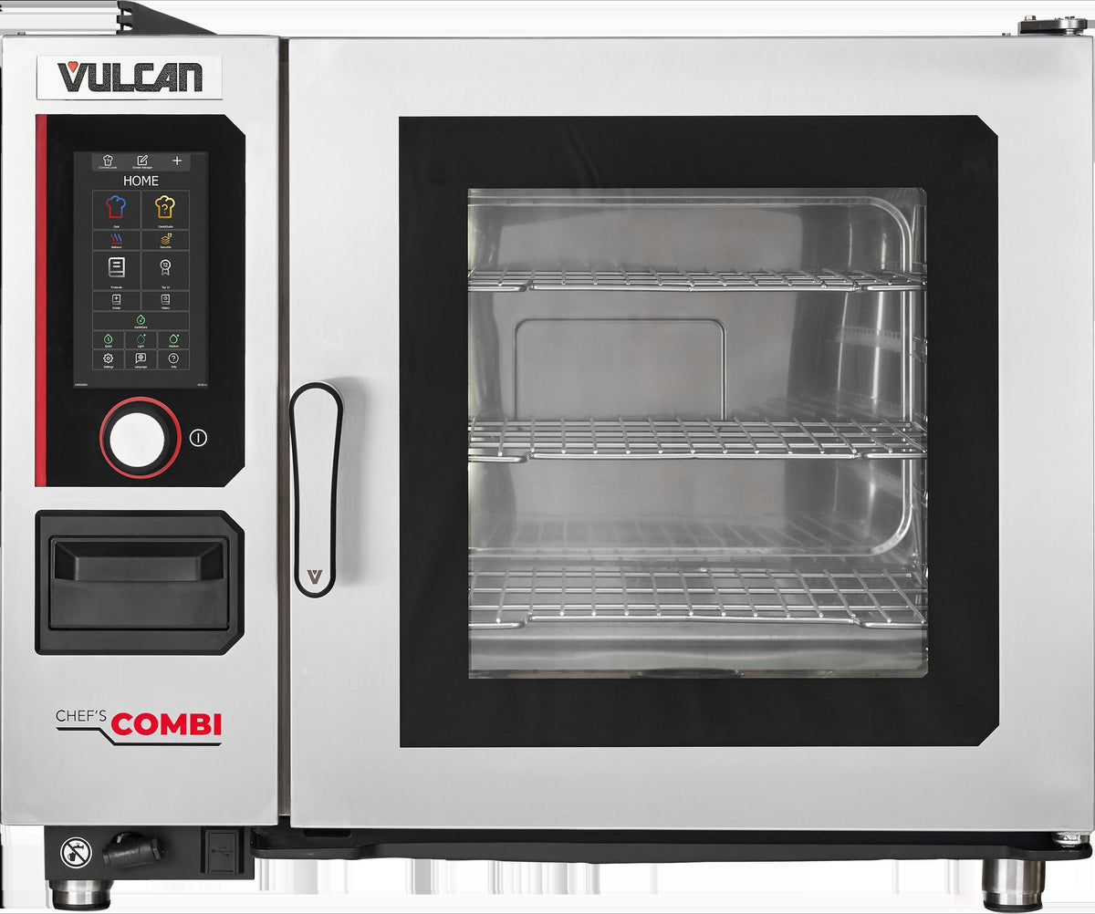 Vulcan CHEF-62E-GR-L 6-Pan Commercial Combi Oven — Digital Controls