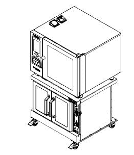 Vulcan CHEF-STACK/CONV Oven Equipment Stand