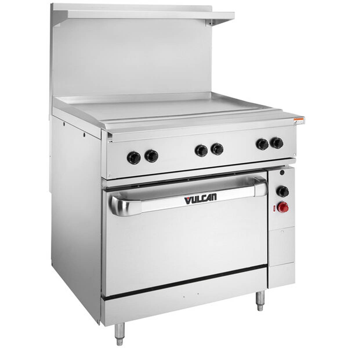 Vulcan EV36S-36G208 36-Inch Commercial Electric Range — Standard Oven, 208V