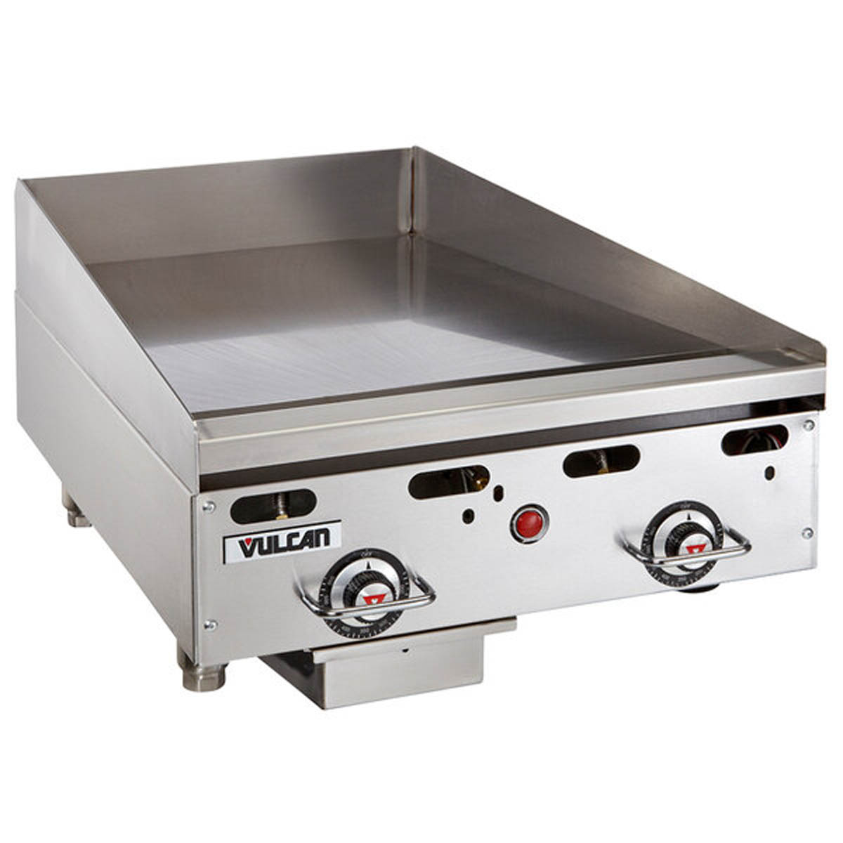 Vulcan MSA24-30 24-Inch Commercial Gas Griddle — 2 Burners, Snap-Action Thermostatic Controls