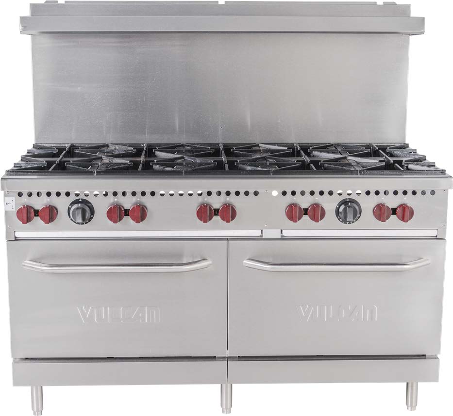 Vulcan SX60-10B 60-Inch Commercial Gas Range — Manual & Thermostatic Controls