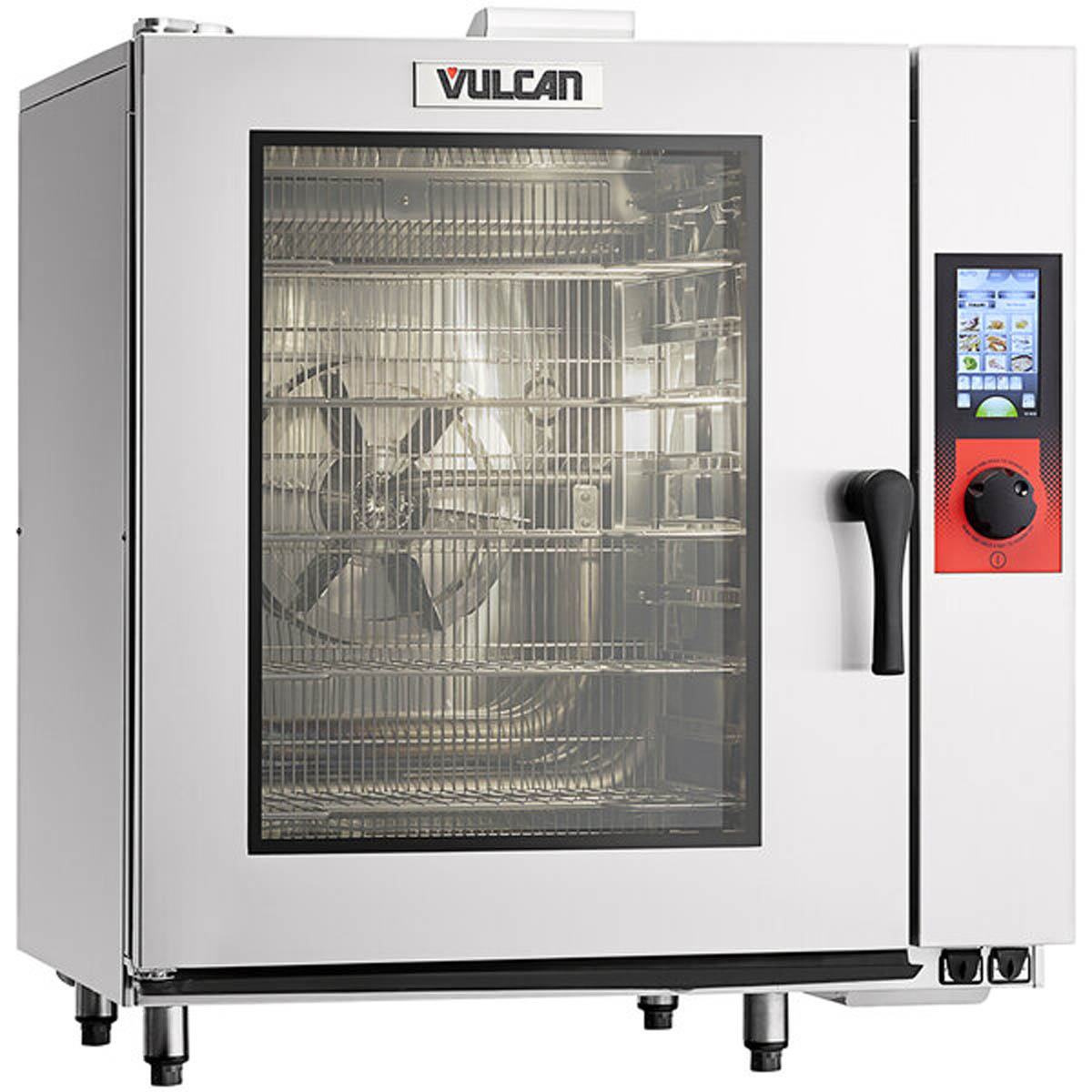 Vulcan TCM-101E-208/240 10-Pan Commercial Combi Oven — Touchscreen Controls, 240V