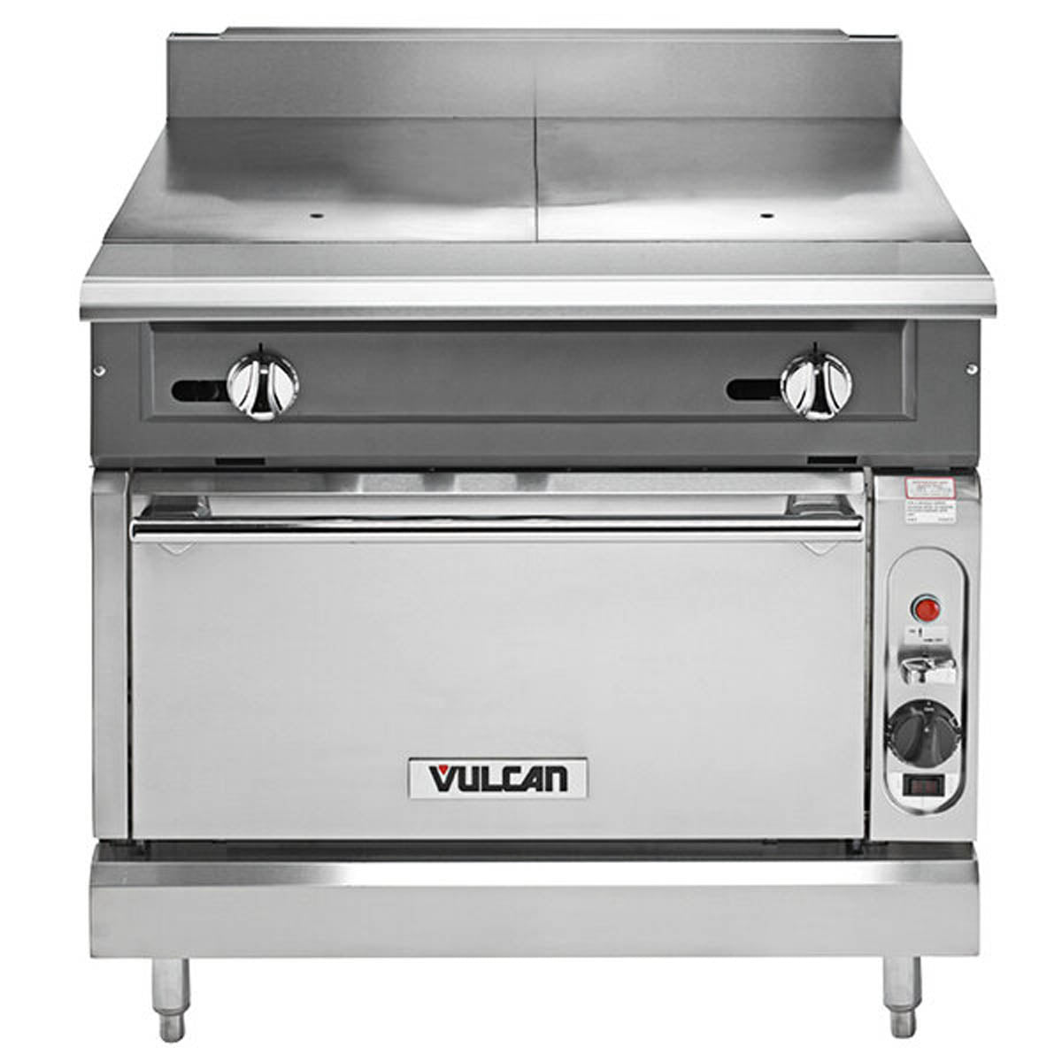 Vulcan V236HS 36-Inch Commercial Gas Range — Standard Oven, Manual Control