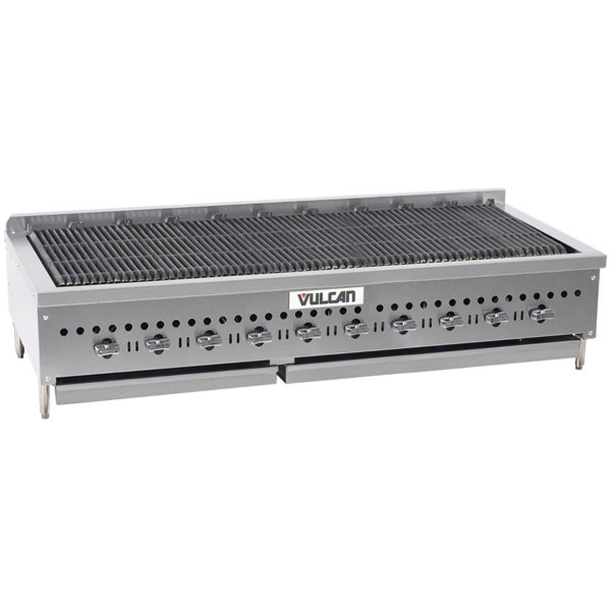 Vulcan VCCB60 60-Inch Commercial Gas Charbroiler β 10 Burners, Infinite Control