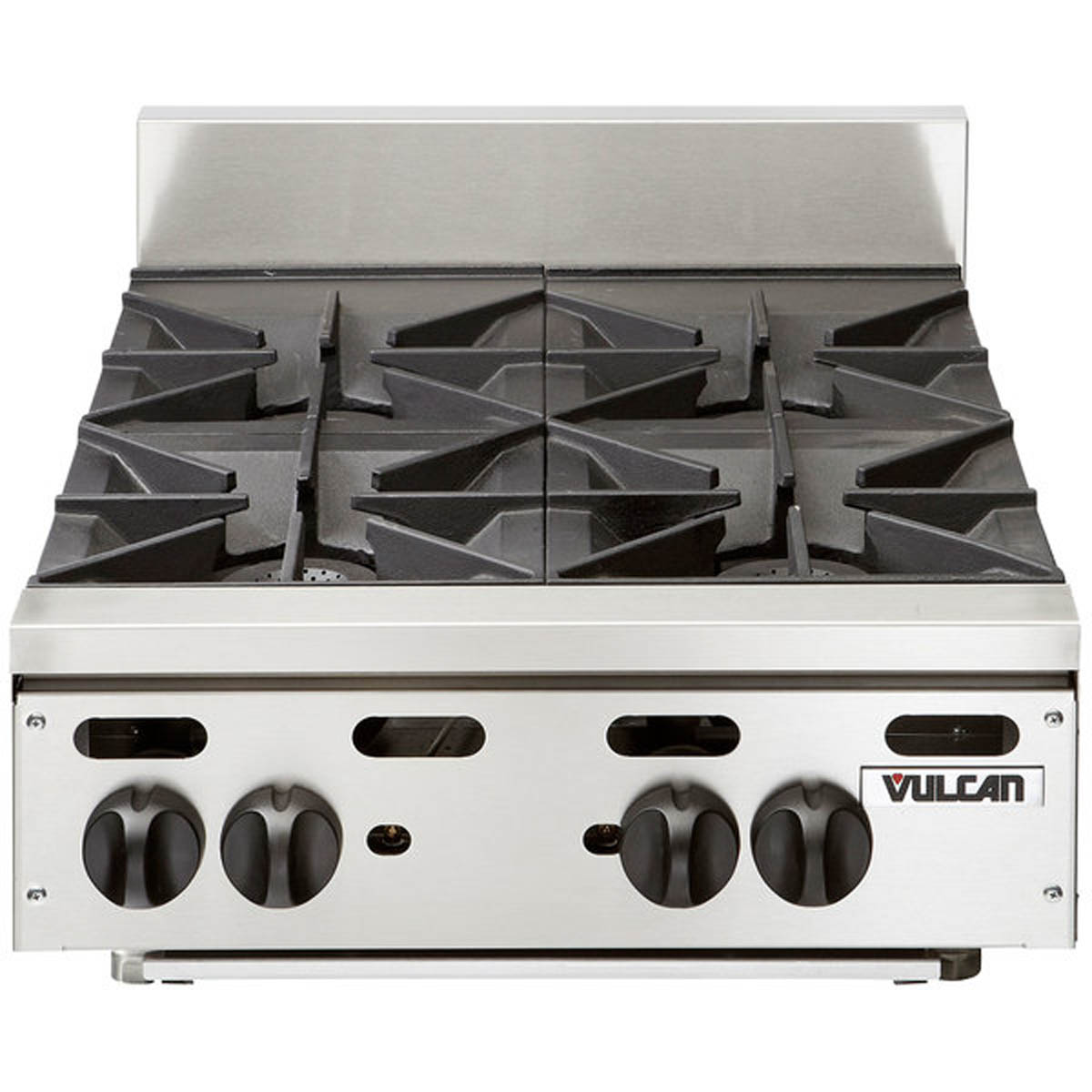 Vulcan VHP424 24-Inch Countertop Gas Hotplate — 4 Burners