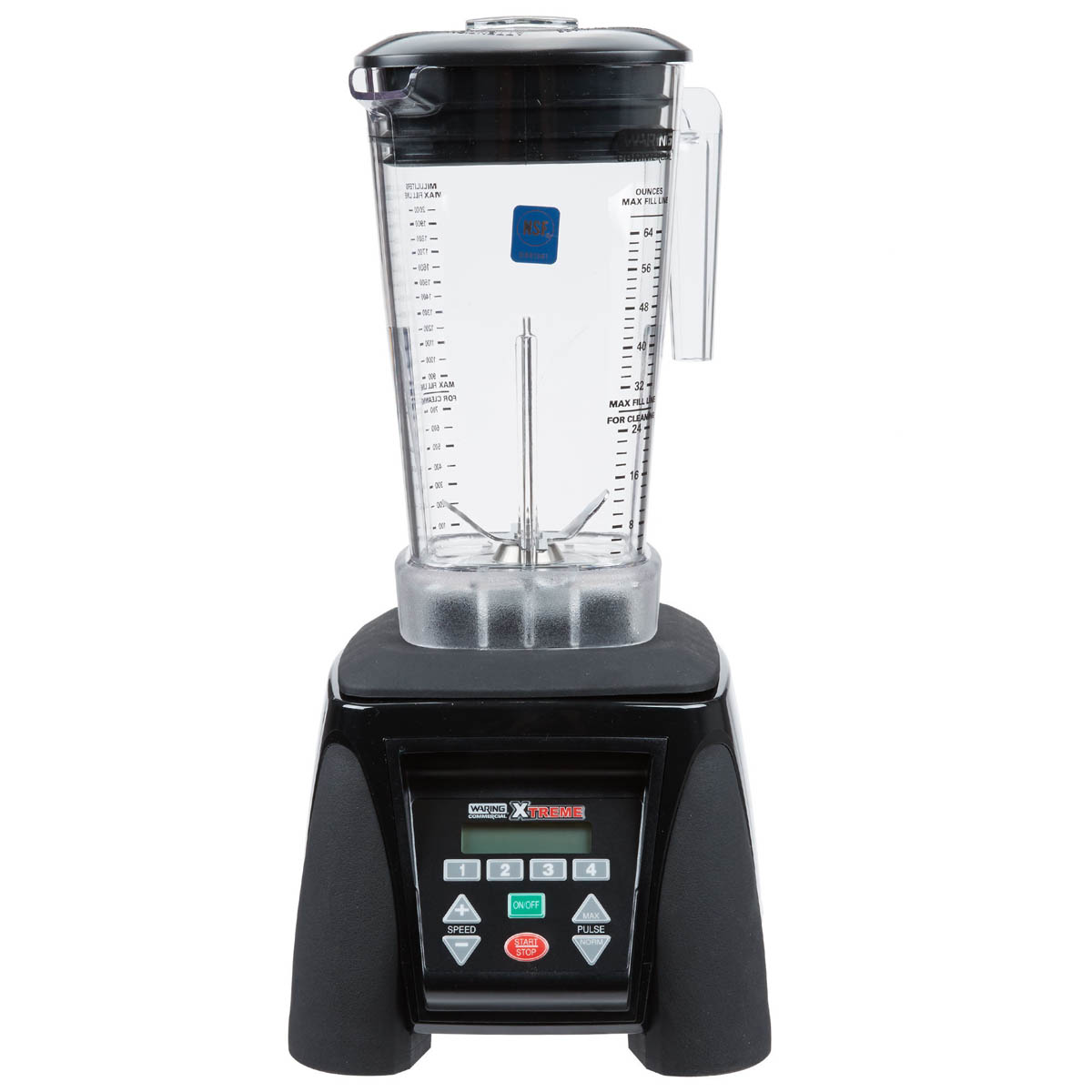 Waring MX1300XTX Xtreme blender with 64 oz. copolyester container, front view