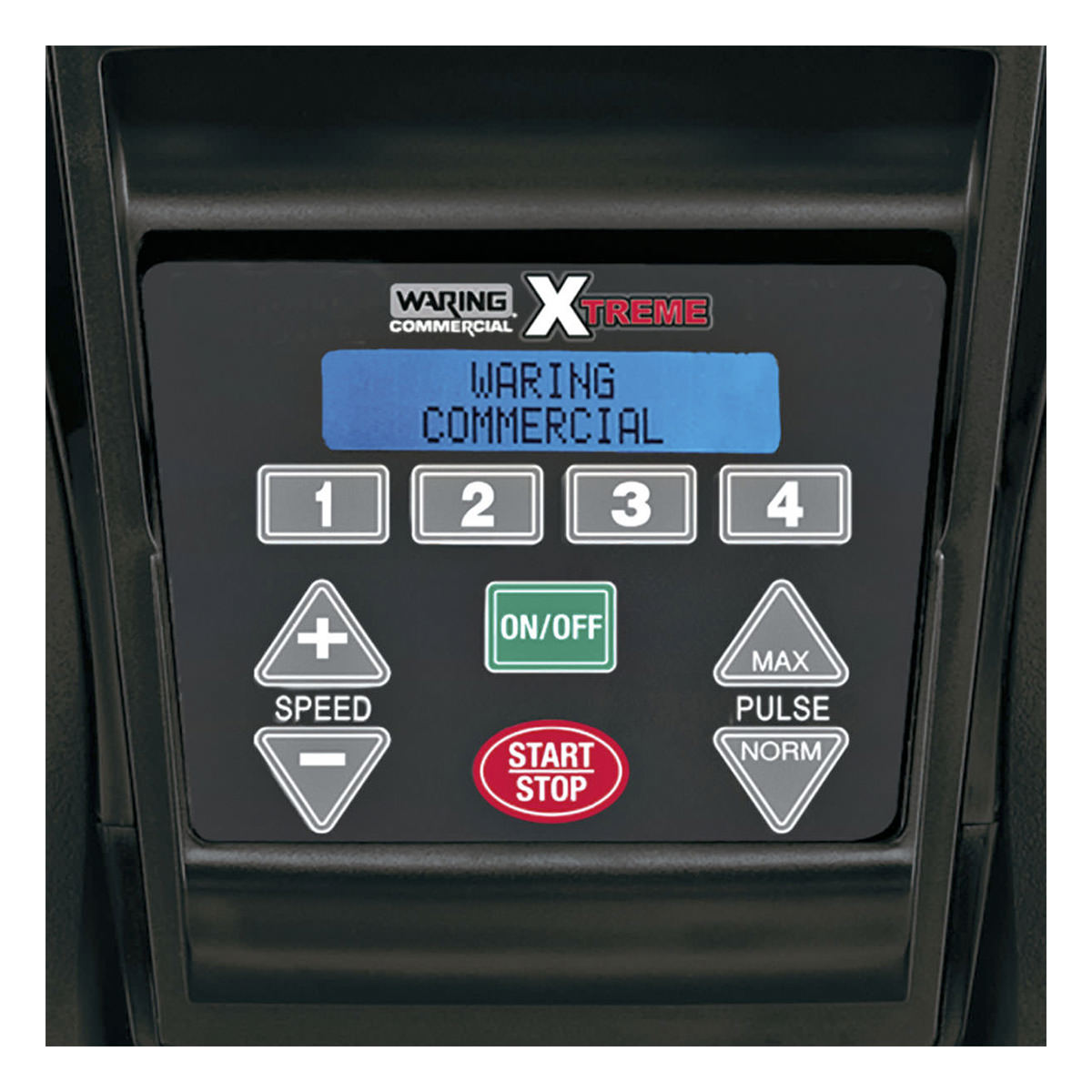 Waring MX1300XTXP programmable keypad with LCD display, close-up