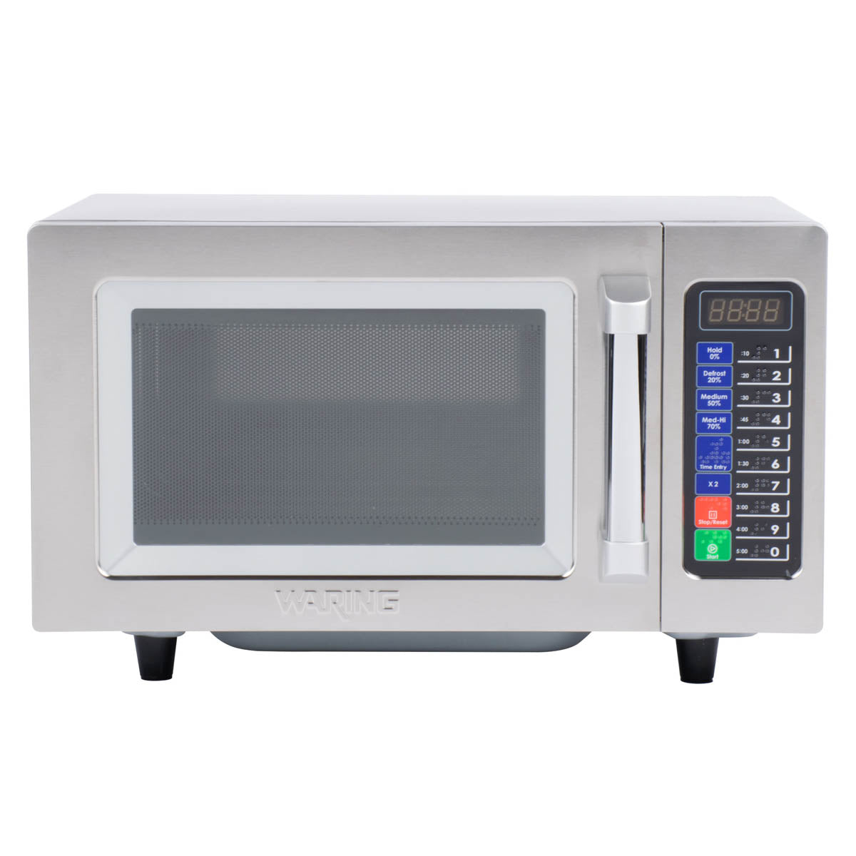 Waring WMO90 microwave, front view