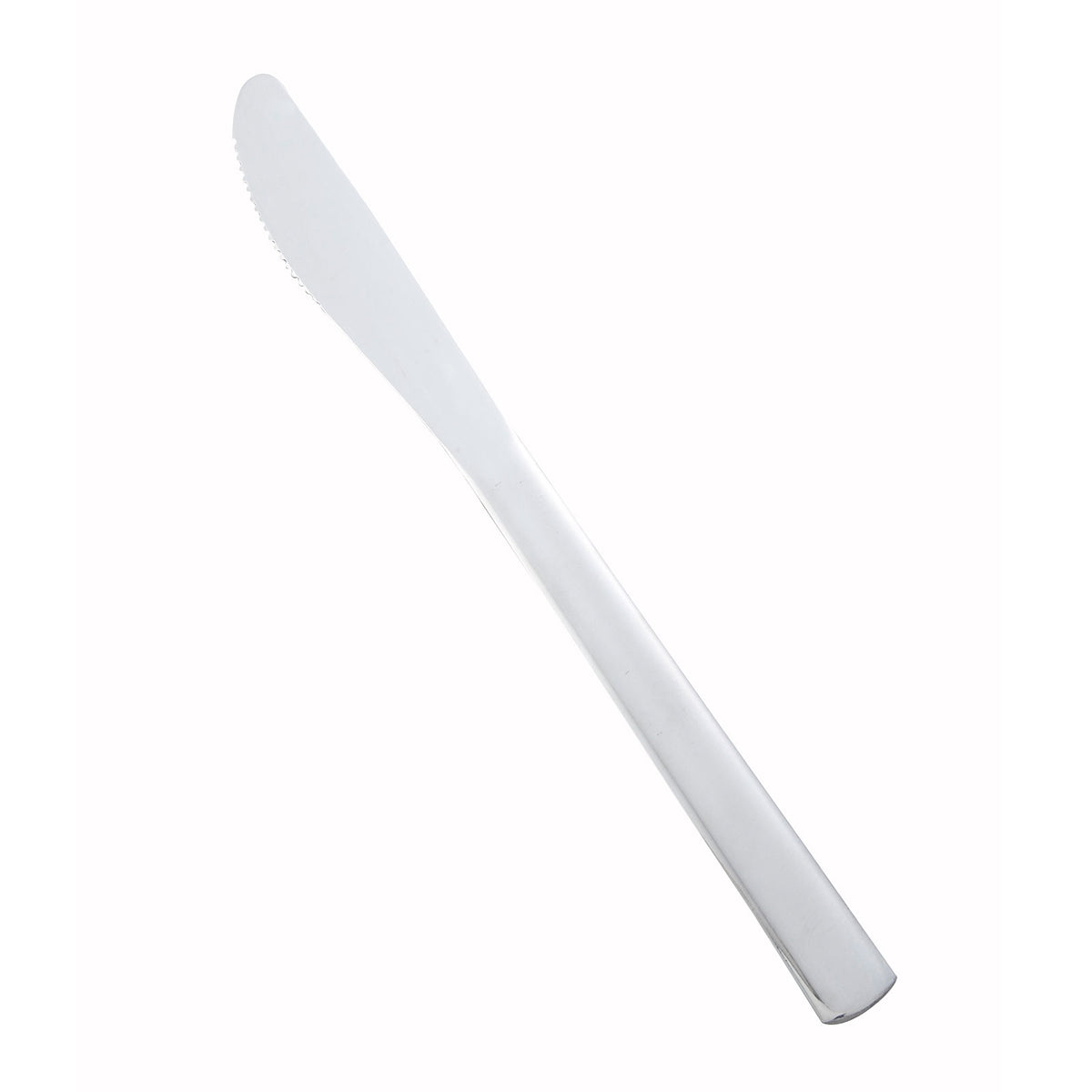 Winco 0002-08 Dinner Knife, 8" Windsor, 18/0 Stainless Steel, Vibro Finish - 1 Dozen
