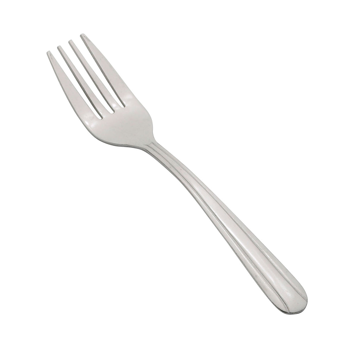 Winco 0014-06 Dominion Salad Fork, 6-1/8" Heavy-Weight, 18/0 Stainless Steel, Vibro Finish - 1 Dozen