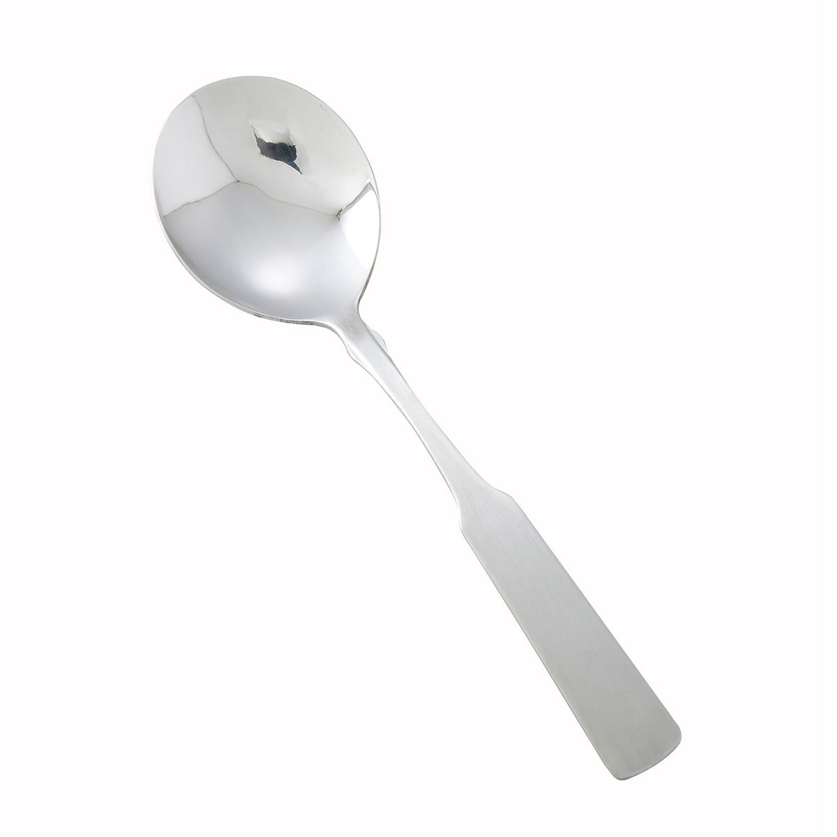 Winco 0025-04 6" Houston Bouillon Spoon, 18/0 Stainless Steel, Satin Finish, Heavy - 1 Dozen