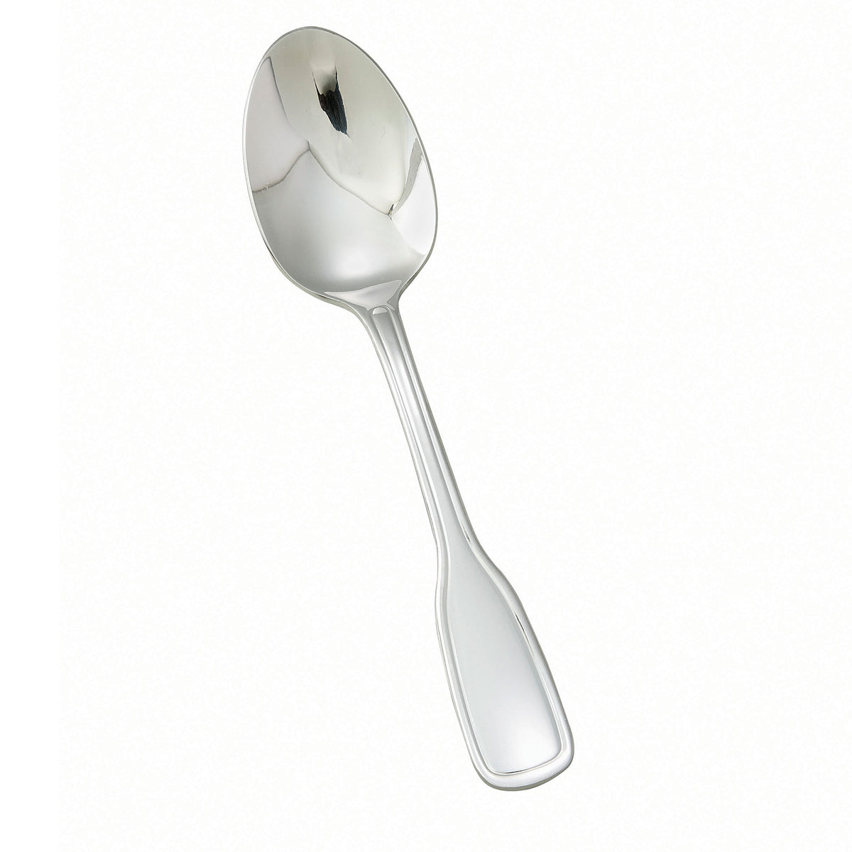 Winco 0033-03 Dinner Spoon, 7-3/8" Oxford, Heavy 18/8 Stainless Steel, Mirror Finish - 1 Dozen