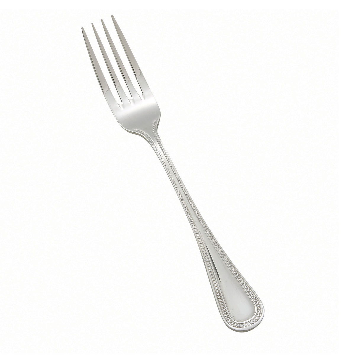 Winco 0036-11 European Dinner Fork, 8-1/8" Pearl, 18/8 Stainless Steel 7-8" Length - 1 Dozen