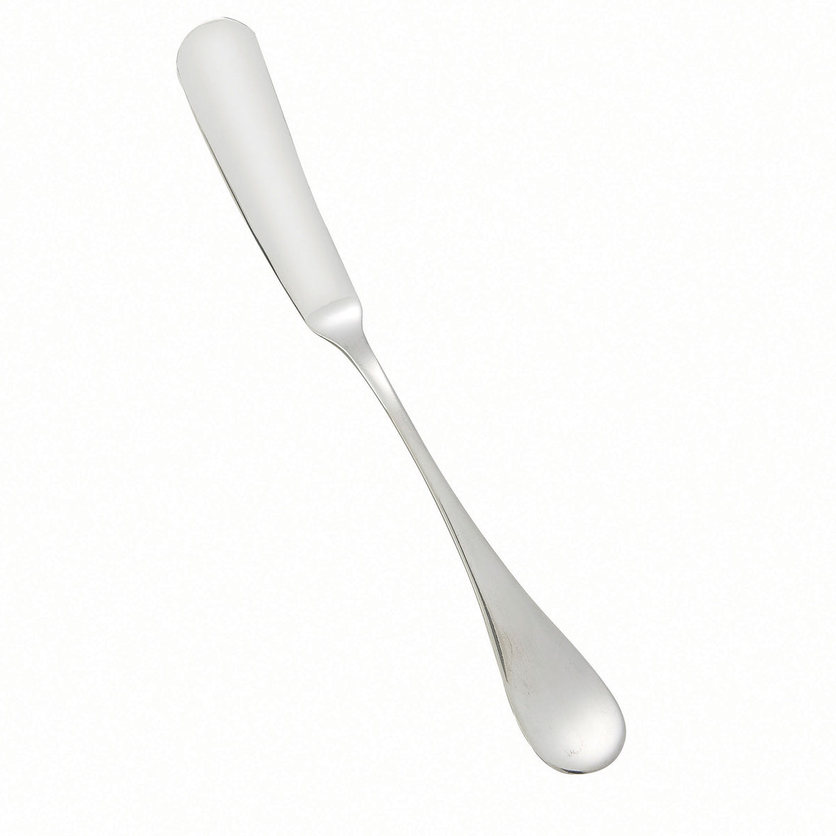 Winco 0037-12 Butter Spreader, 6-3/4" Venice Finish, 18/8 Stainless Steel, Heavy Weight - 1 Dozen