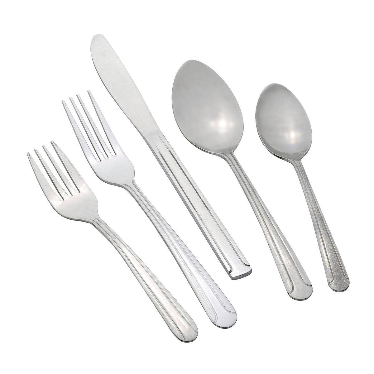 Winco 0081-04 6" Dominion Soup Bouillon Spoon, 18/0 stainless steel, vibro finish - 24/Pack