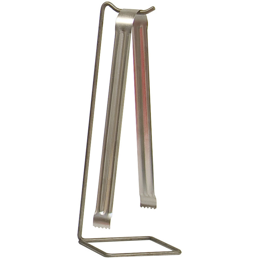 Winco 67002 Benchmark Tong Holder, Stainless Steel | 4" Wide