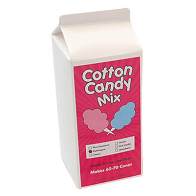 Winco 82006CS Benchmark Sugar Floss, 3.25 lb Strawberry, Aluminum Housing, Supply - 6/Case