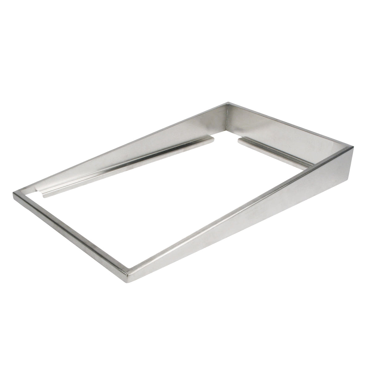 Winco ADB-4 Stainless Steel Full Size Angled Display Adapter | 0" Wide