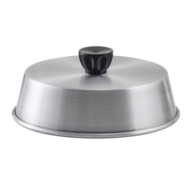 Winco ADBC-7 7" Round Aluminum Basting Cover w/ Bakelite Handle