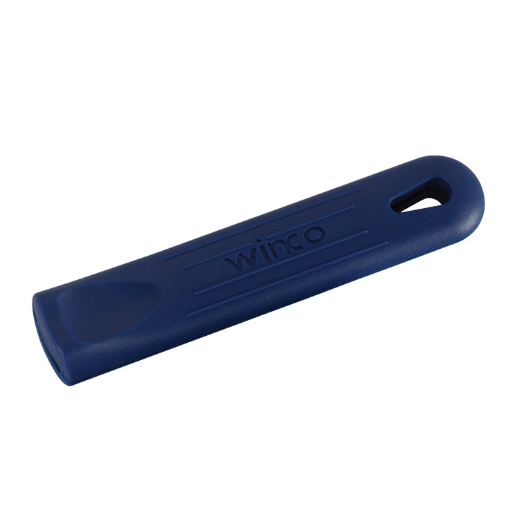 Winco AFP-3HX 6-3/4" Removable Silicone Sleeves for 14" Fry and Sauce Pans - Blue