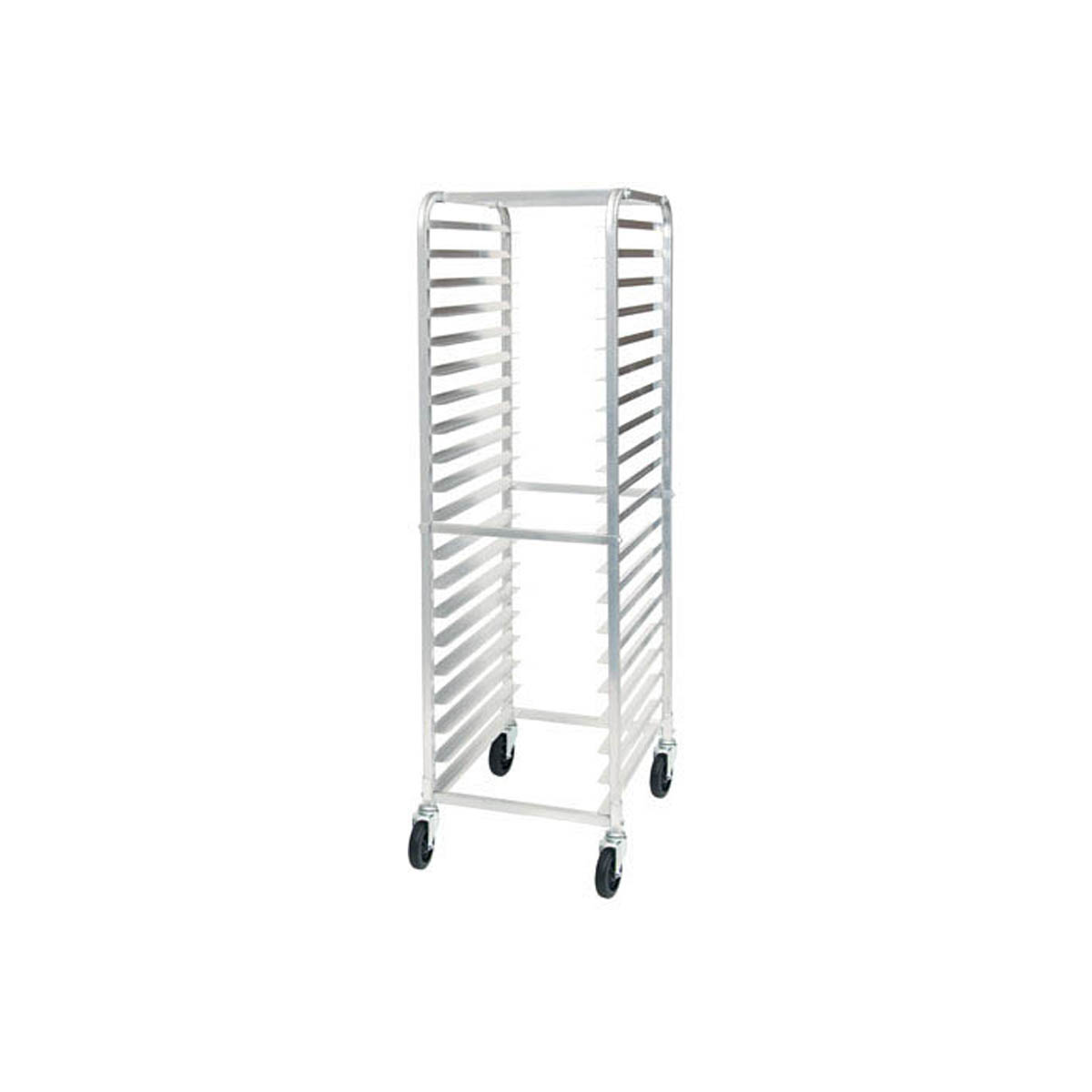Winco ALRK-20 Unassembled End Load Full Height Bun / Sheet Pan Rack - 20 Pan | aluminum