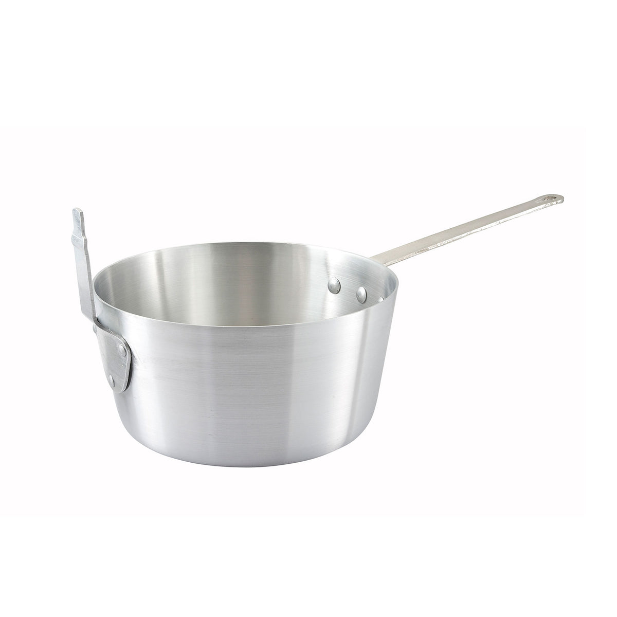 Winco ALSP-7 7 Qt. Aluminum Fryer Pot / Pan without Cover | 6 - 9 qt