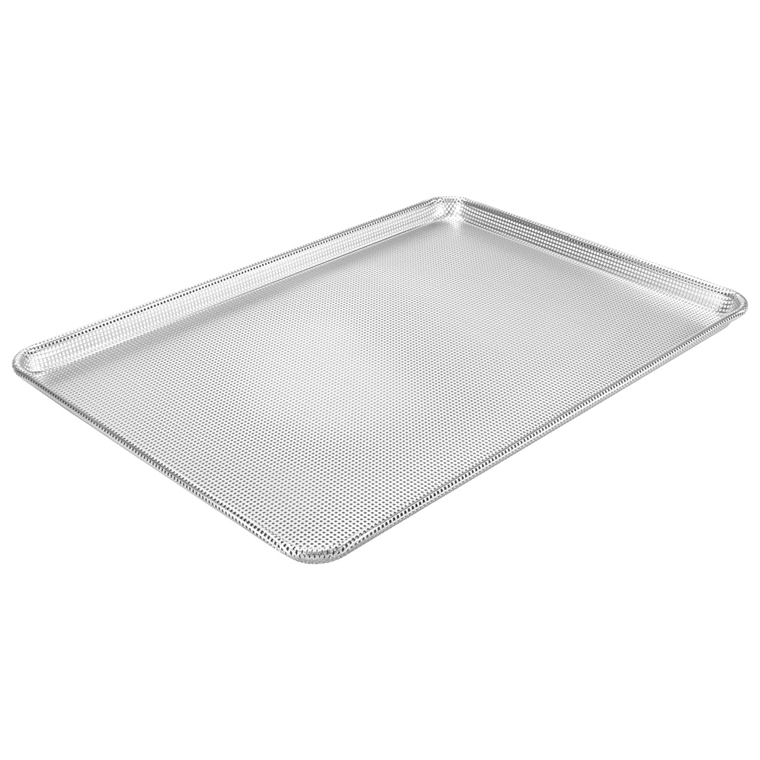 Winco ALXN-1826P 18" x 26" Full Size Glazed Perforated Aluminum Sheet Pan, 16 gauge