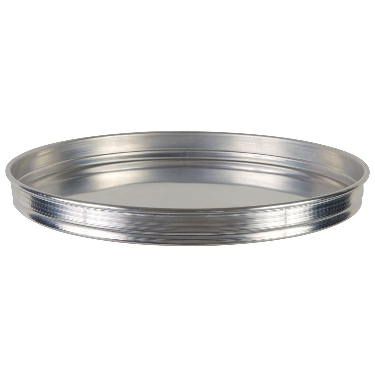 Winco APZK-1415 14" x 1.5" Deep Stackable Aluminum Pizza Pan, Round | aluminum (gauge unspecified)