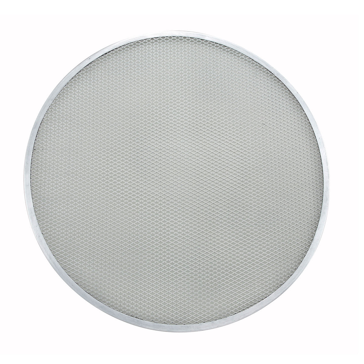 Winco APZS-17 Seamless 17" Aluminum Mesh Pizza Screen - Round