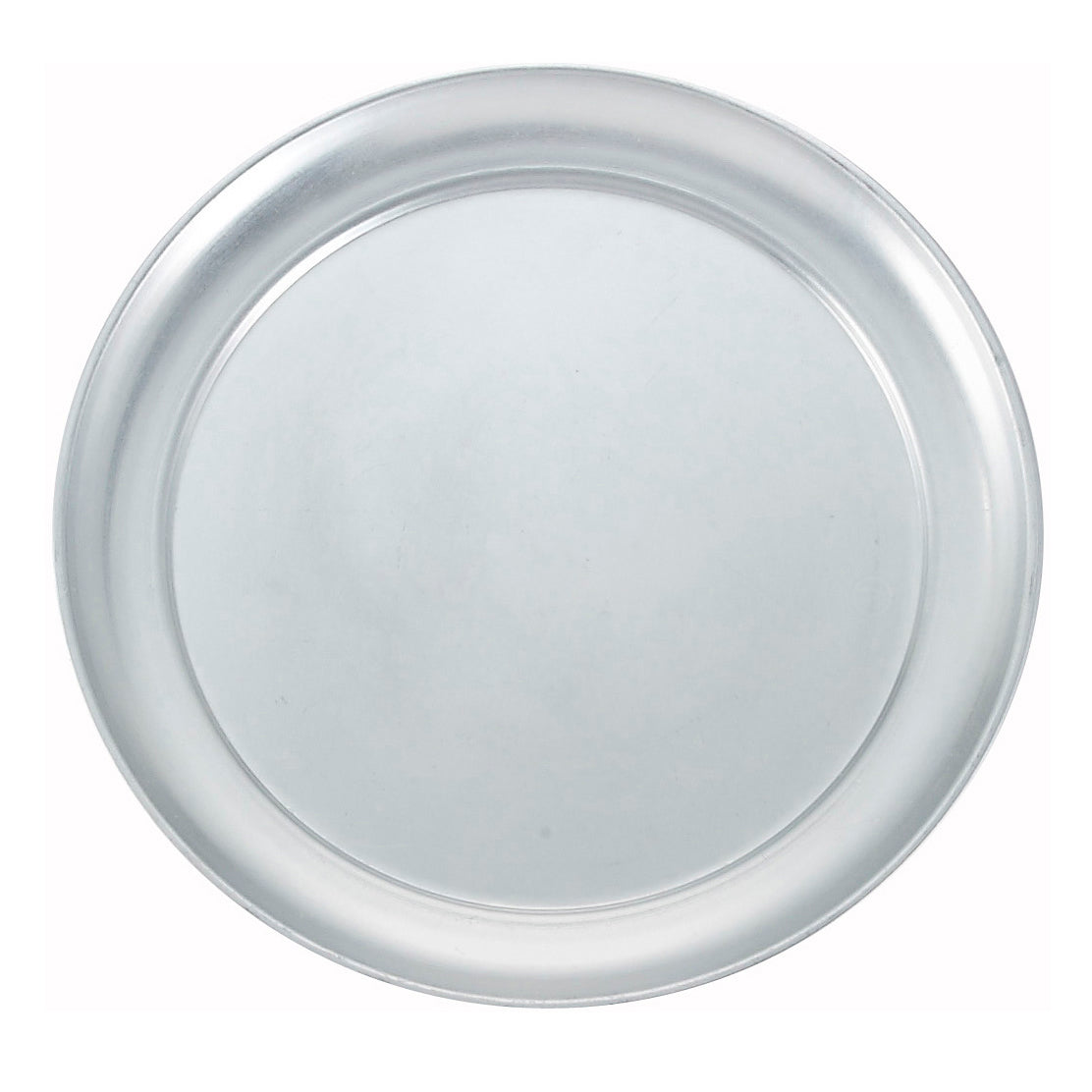 Winco APZT-7 7" Wide-Rim Aluminum Pizza Pan, Round | aluminum (gauge unspecified)