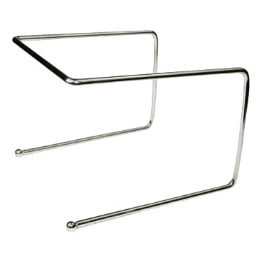 Winco APZT-789 Chrome Plated Steel Pizza Pan Stand, 6-1/2"H / Non-Slip Grip