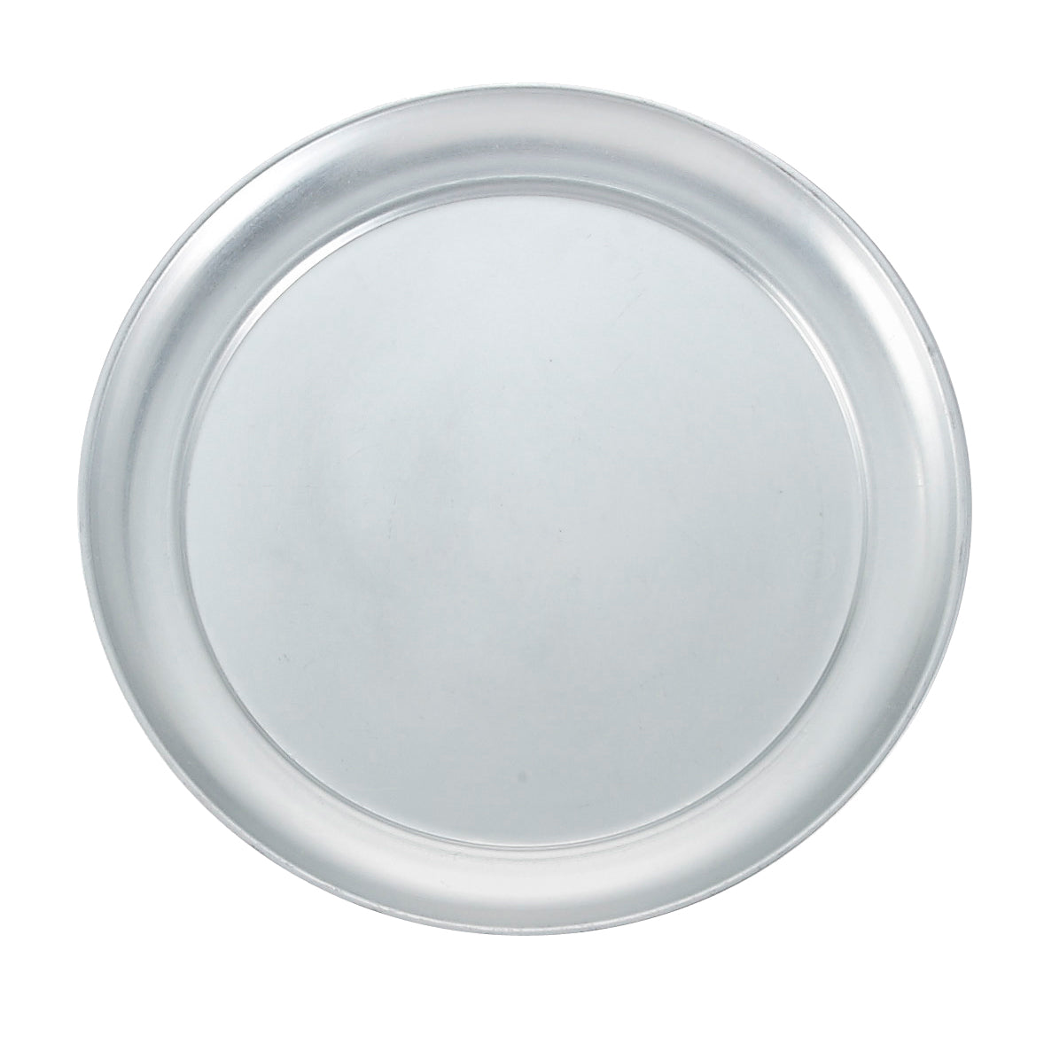 Winco APZT-8 8" Aluminum Pizza Tray w/ Wide Rim, Round | aluminum (gauge unspecified)