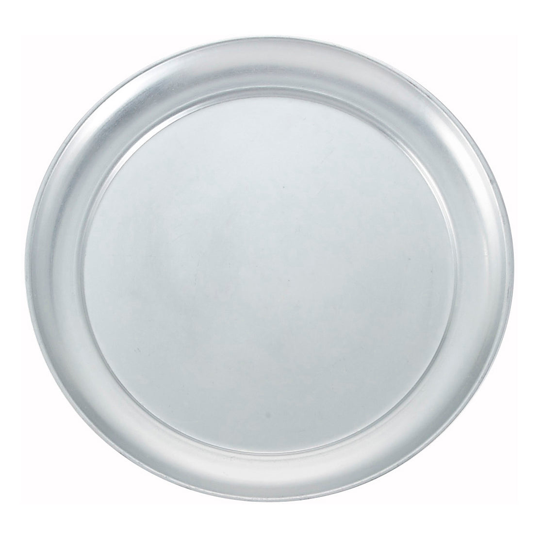Winco APZT-9 9" Wide-Rim Aluminum Pizza Pan, Round | aluminum (gauge unspecified)