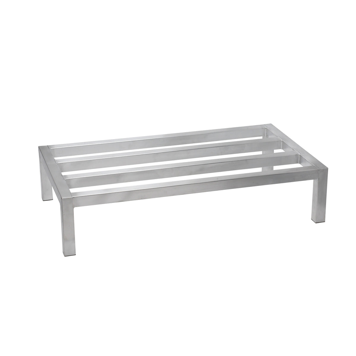 Winco ASDR-2048 Aluminum Stationary Dunnage Rack w/ 1500 lb Capacity - 20" x 48" x 8" | 1300 - 2000 lb