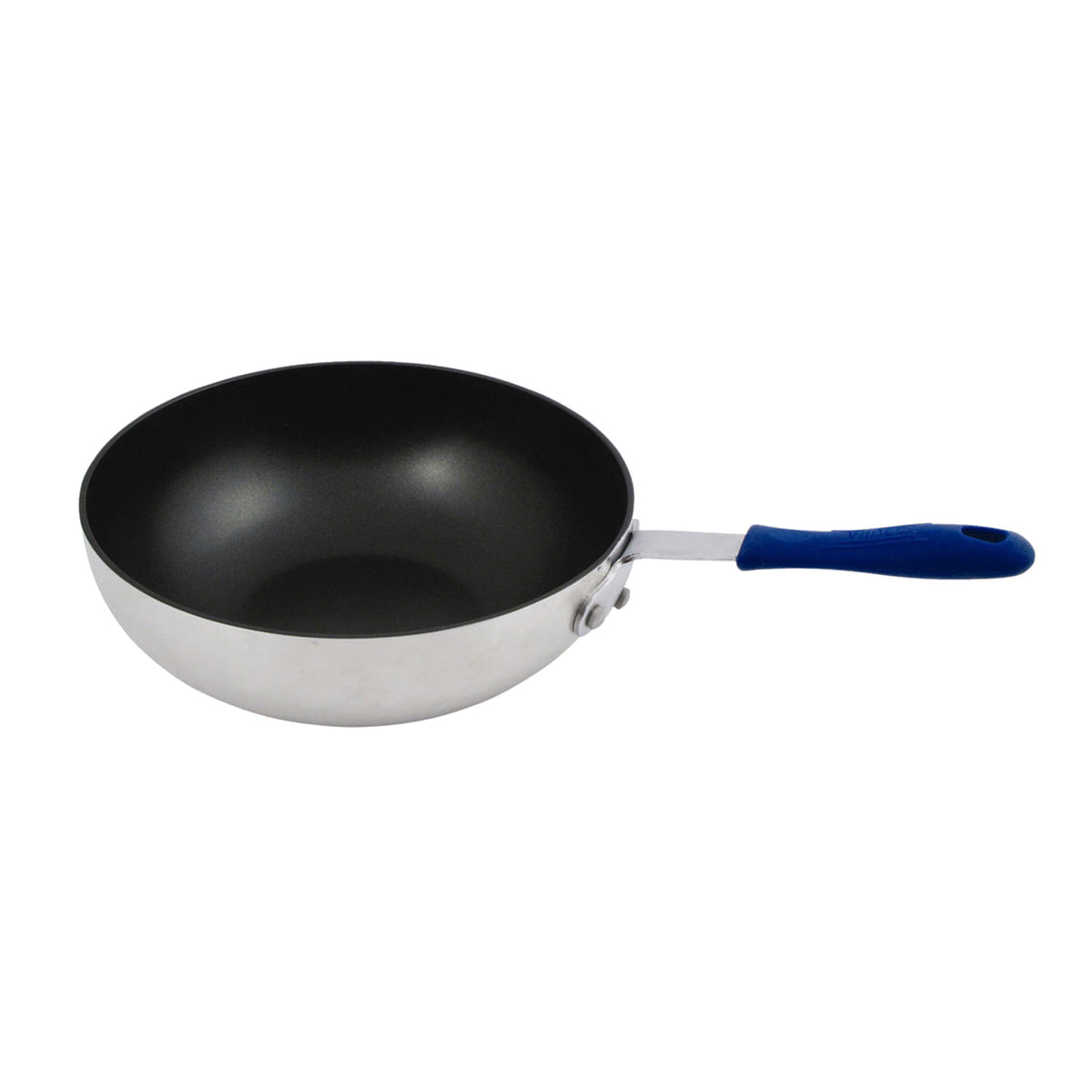 Winco ASFP-11NS 11" Non-Stick Aluminum Stir Fry Pan w/ Silicone Handle