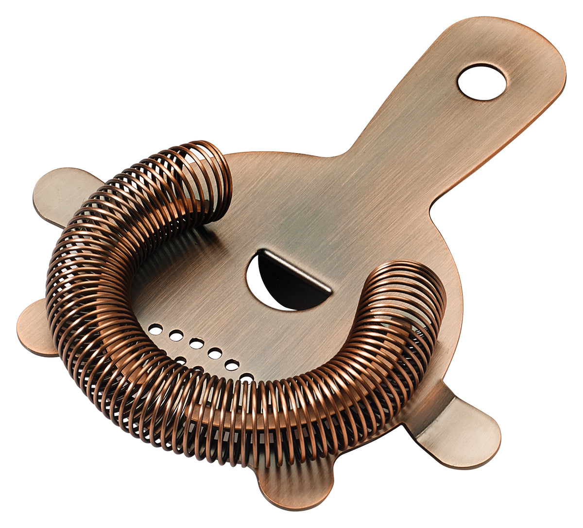 Winco BABS-6AC 4 Prong Bar Strainer, Antique Copper Finish | stainless steel