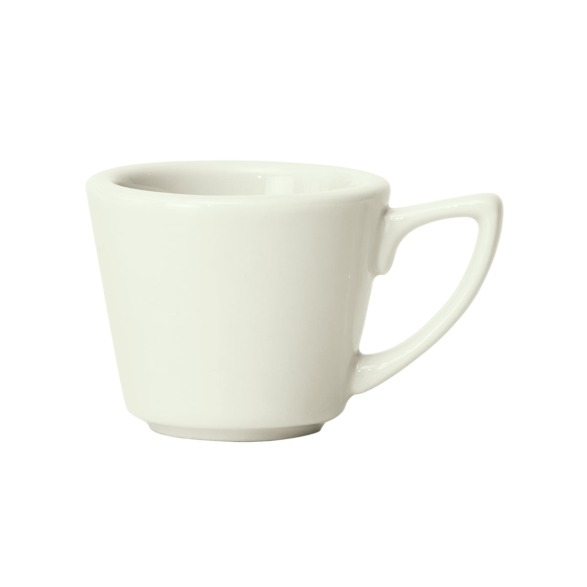 Winco BDC-2-AW China Cup 2 oz (2.25" W x 2.25" D x 1.75" H) Porcelain White Stackable - 1 Dozen | 1 - 4 oz