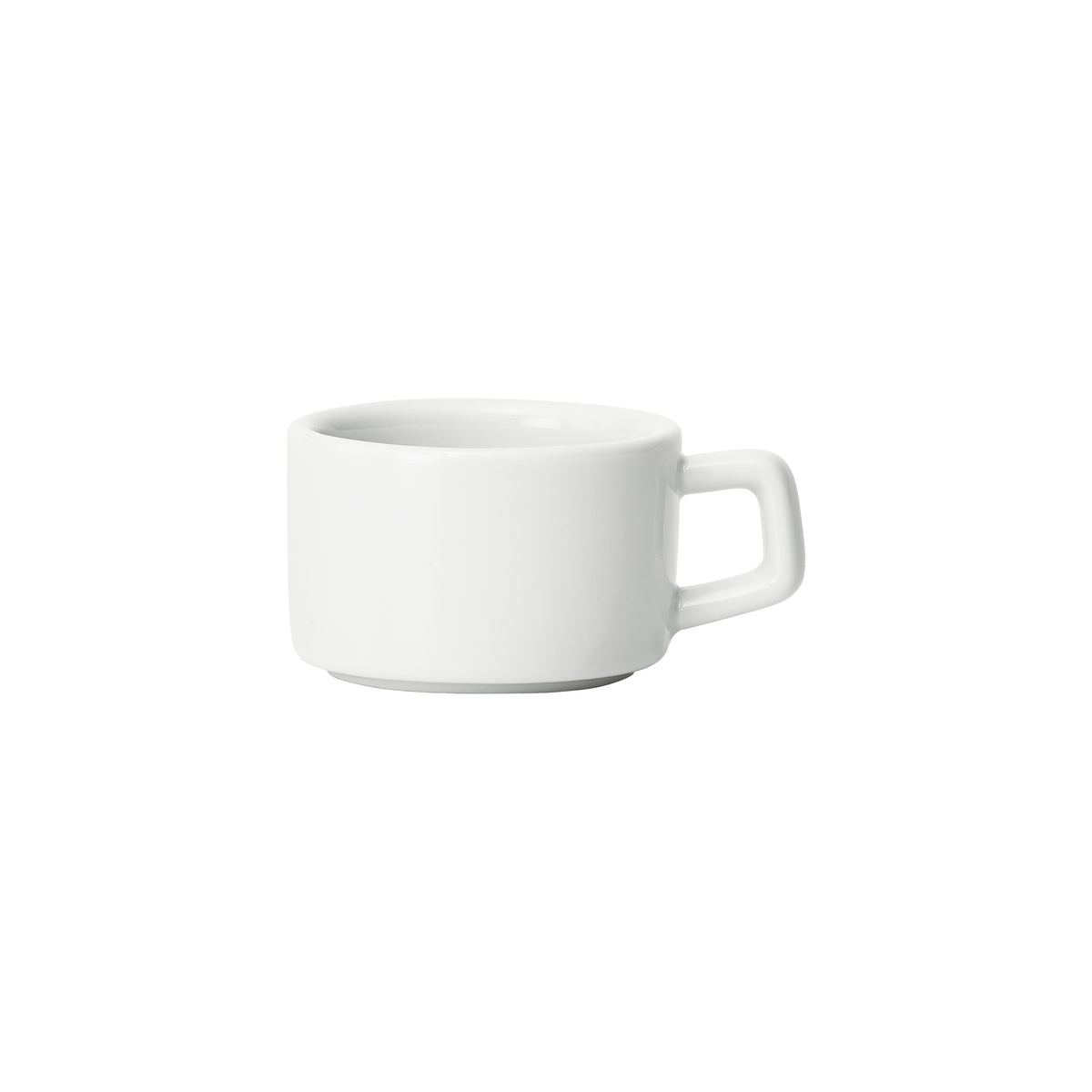 Winco BDC-25 Birkhall Demitasse Cup, 2-1/2 oz (2-3/8" Dia x 1-1/2" H), White Porcelain - 1 Dozen | 1 - 4 oz
