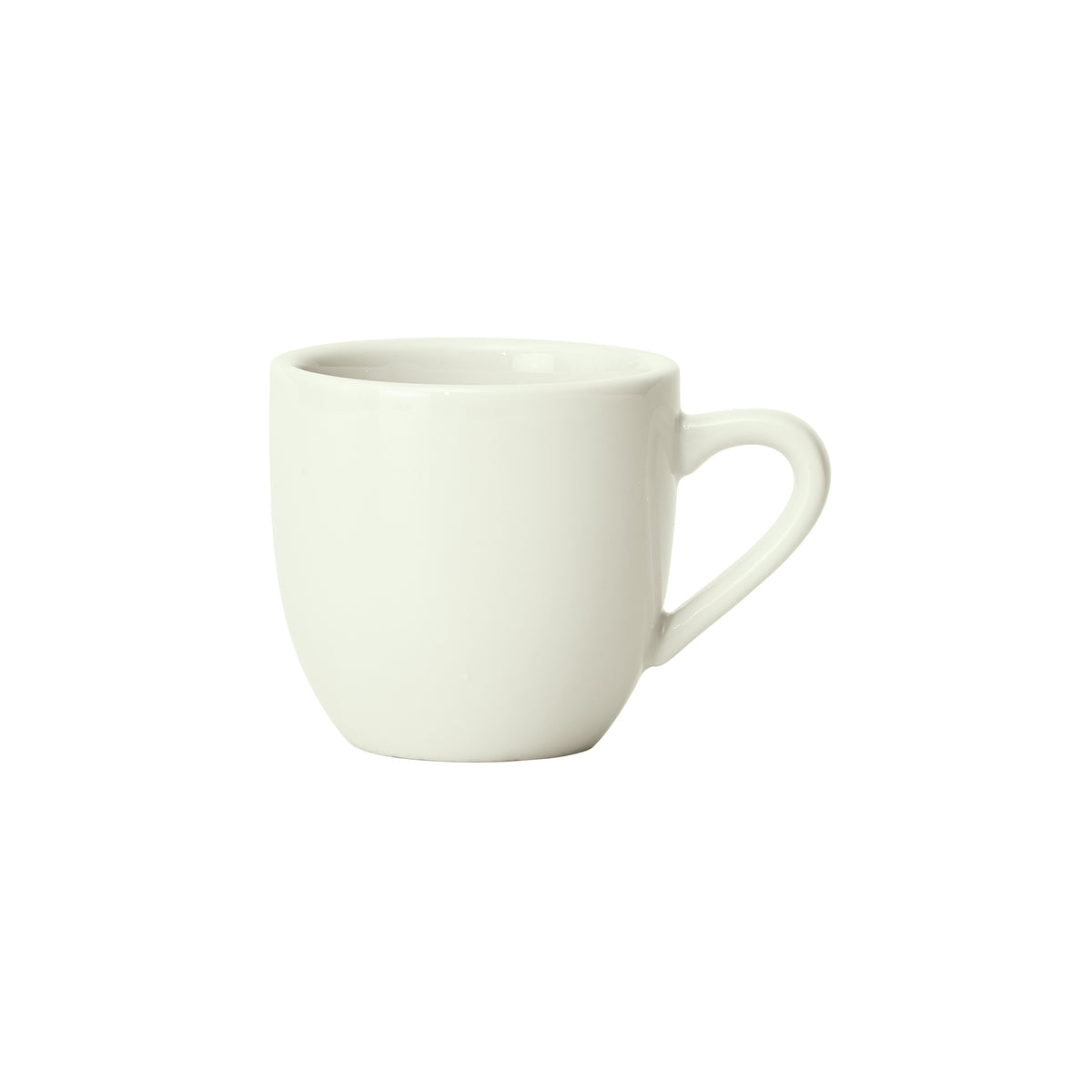 Winco BDC-35-AW China Cups, 3-1/2 oz Porcelain American White, Stackable - 1 Dozen | 1 - 4 oz