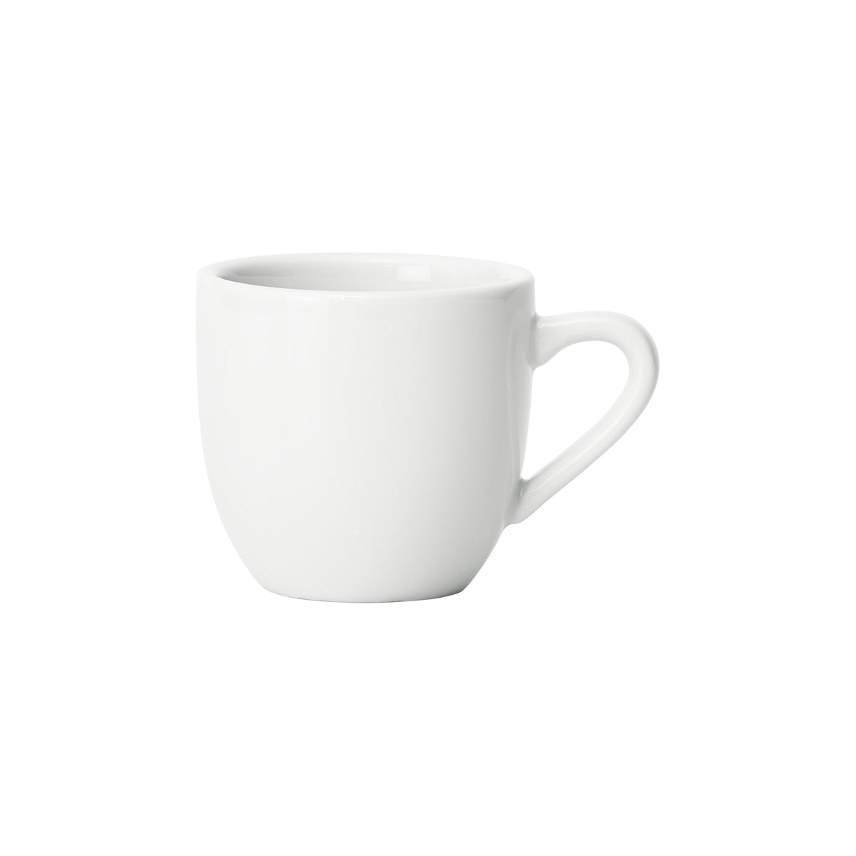Winco BDC-35 Porcelain Demitasse Cup, 3.5 oz (2.5" Dia x 2.25" H), White, Non-Stackable - 1 Dozen | 1 - 4 oz