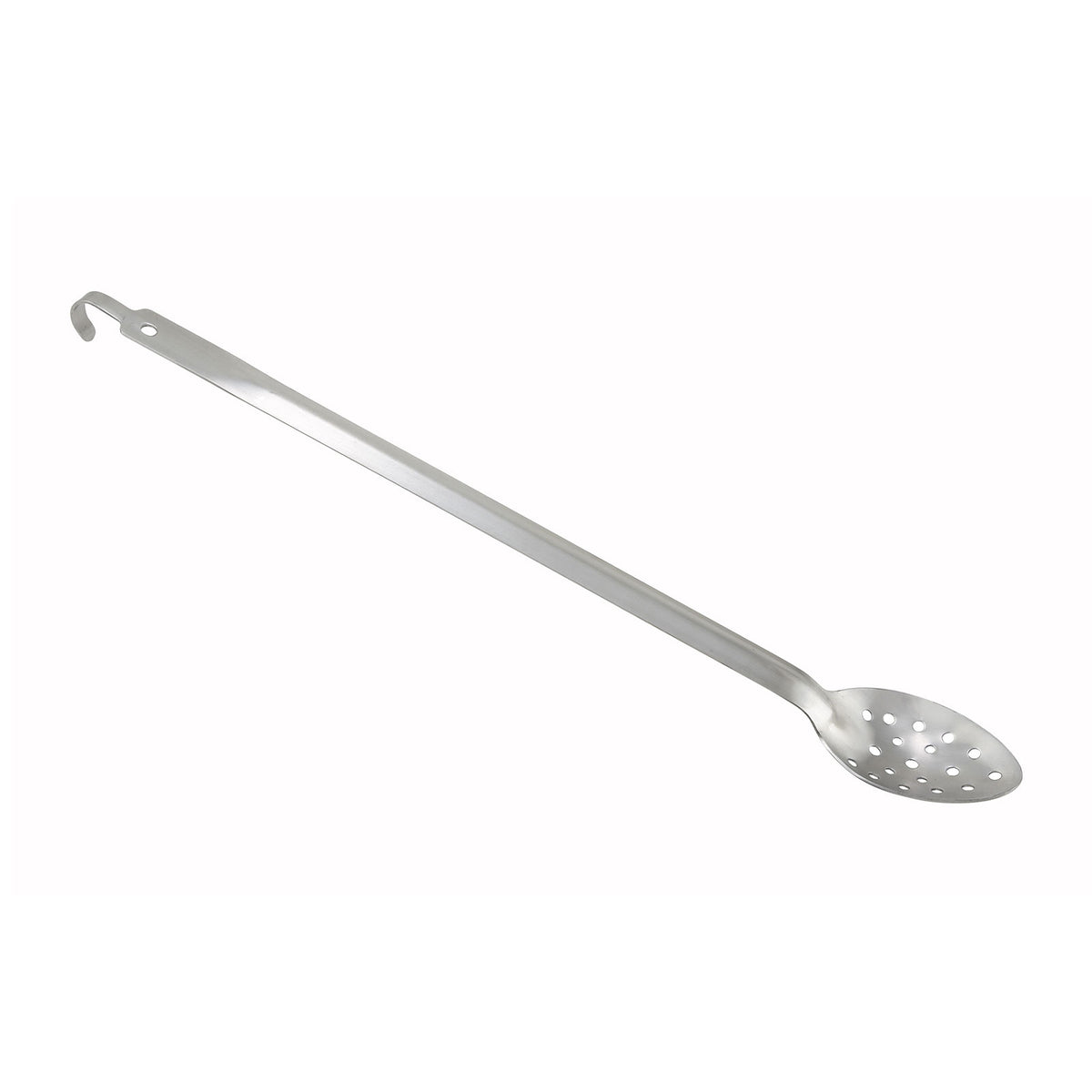 Winco BHKP-21 21" Perforated Heavy Duty Basting Spoon, 2.0mm Thick | stainless steel