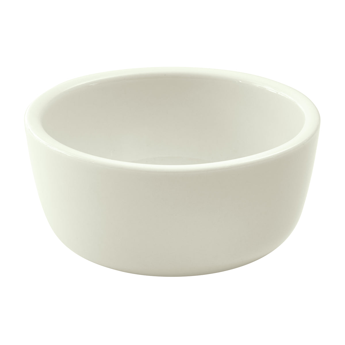 Winco BJB-1350-AW 13.5 Oz Round Porcelain Bowl, 4"5 x 4"5 x 2"3, White, Style - 1 Dozen