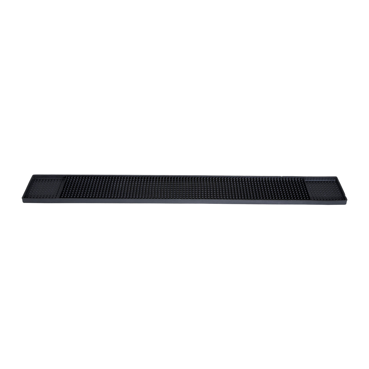 Winco BM-327K 27" X 3-1/4" Rubber Bar Service Mat, Black