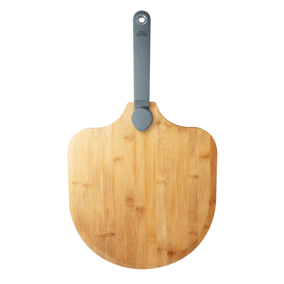 Winco BPP1416 Old Stone 14"X16" Bamboo Pizza Peel with Folding Handle