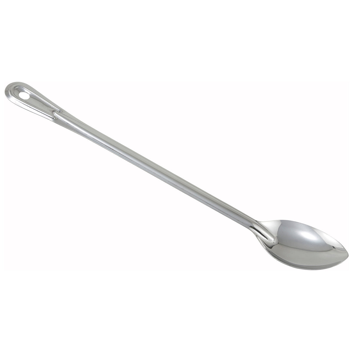 Winco BSON-18 18" Stainless Steel Solid Basting Spoon, One-Piece