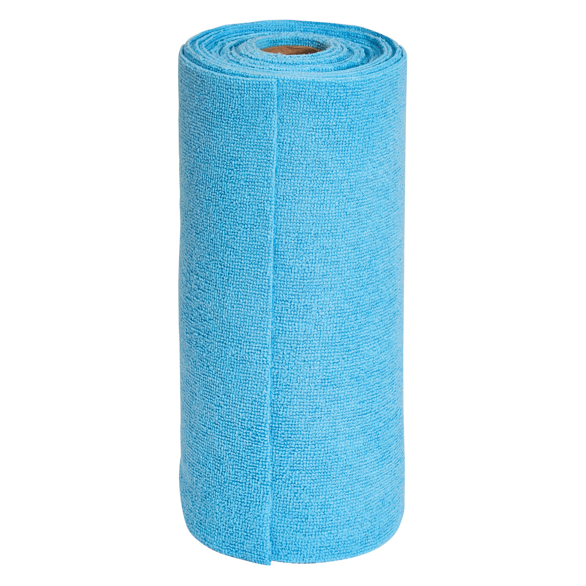 Winco BTM-12B Rolled Microfiber Towel, 12" x 12" Blue, Disposable, 50 Sheets per Roll, Solid Color, Absorbent Microfiber