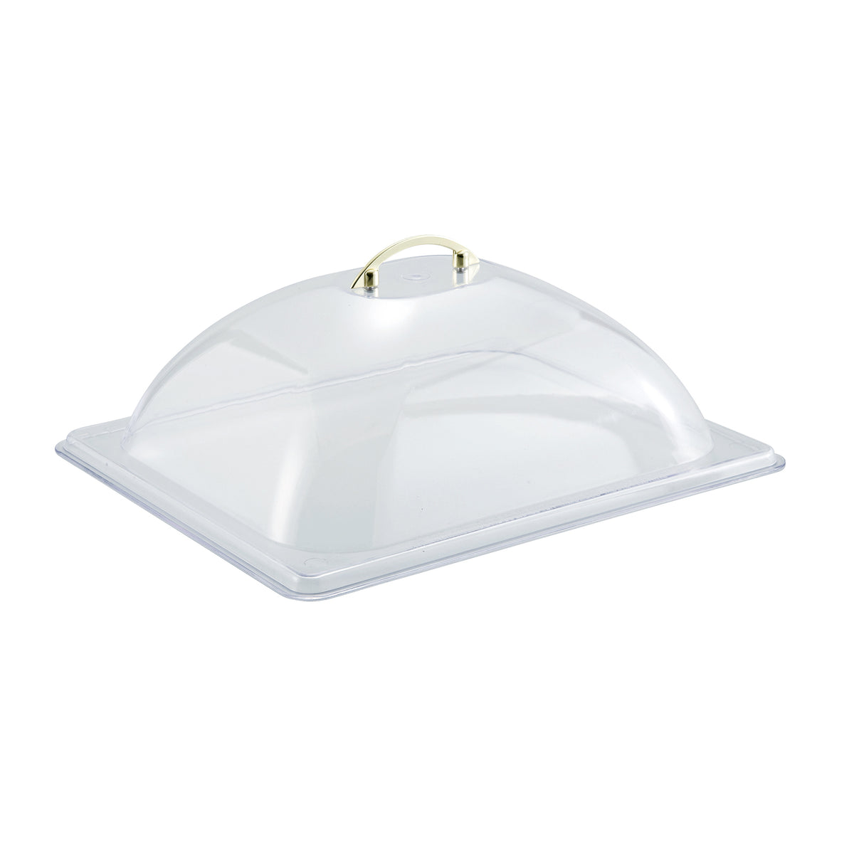 Winco C-DP2 Half-Size Polycarbonate Removable Display Dome Cover | plastic / poly -
