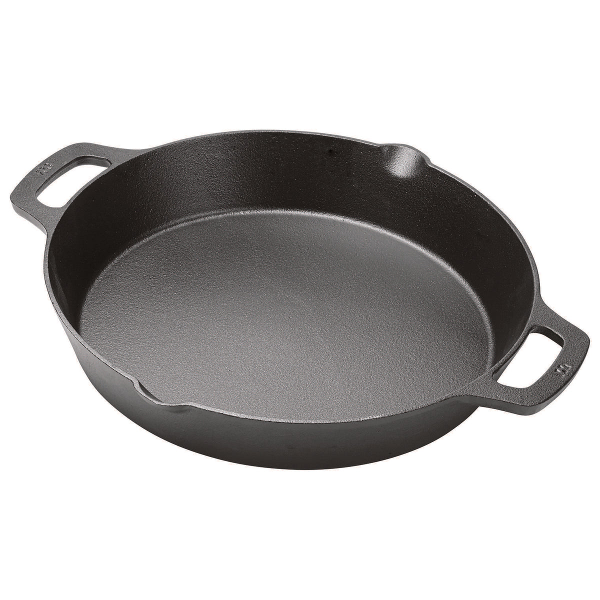 Winco CASD-12 FireIron 12" Round Cast Iron Pre-Seasoned Induction