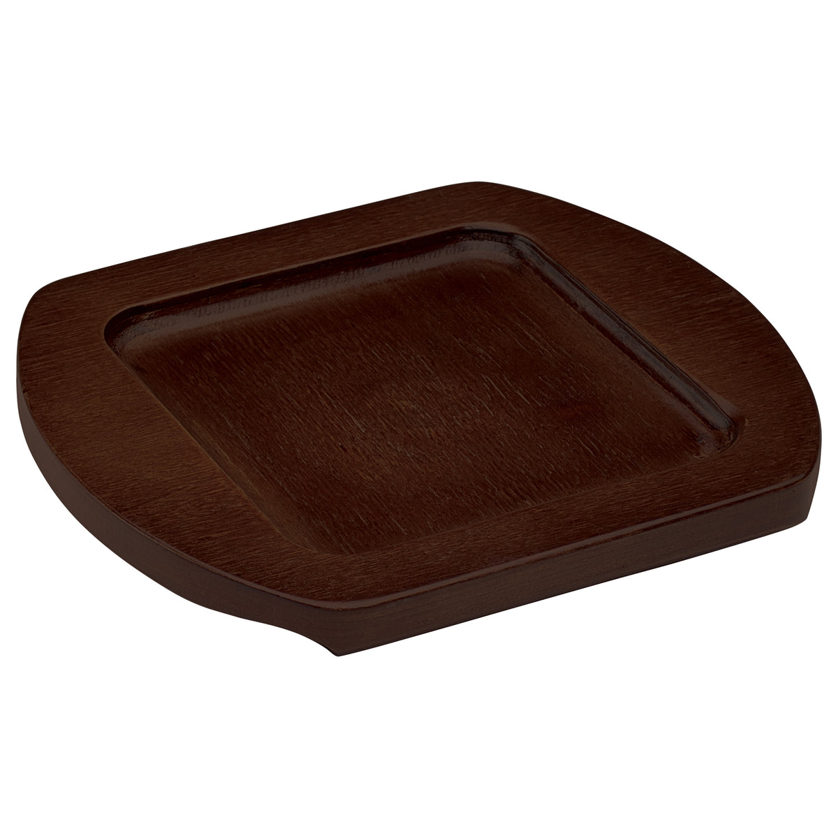 Winco CASM-4SUL Square Wood Underliner With Dual Contoured Handles For CASM-4S | 6.5" Wide